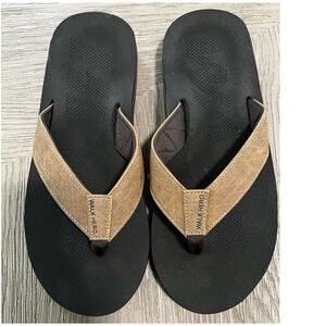 Men Sandals Flip Flop with Orthotic Arch Support Athletic Slide Sandals, 11